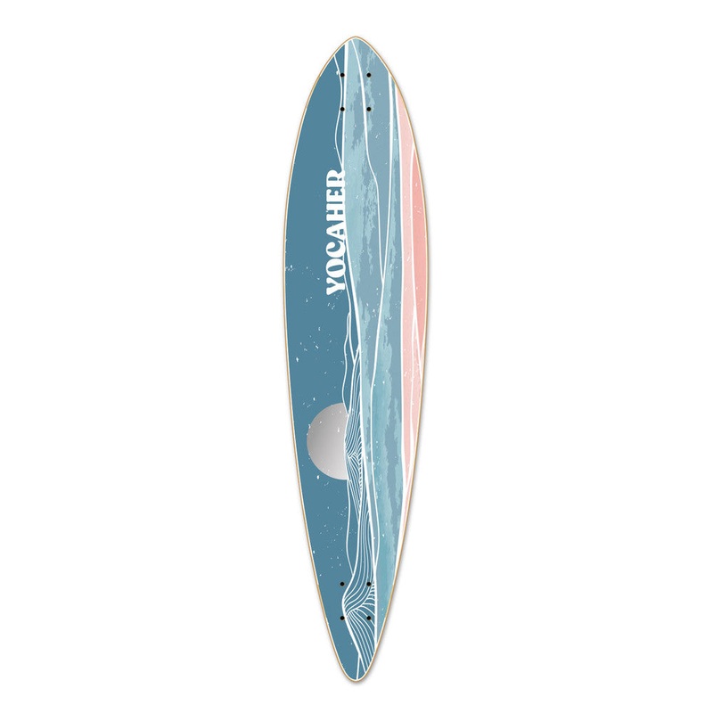 Yocaher Horizon Night 40″ Pintail Longboard Deck