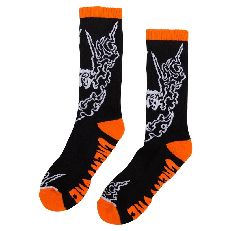 Creature Skateboards Fortune Crew Socks Black 9-11