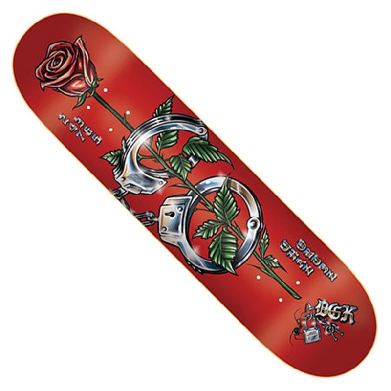 DGK Chaz Ortiz Locked Deck Red 8.1 X 31.8 WB:14.25