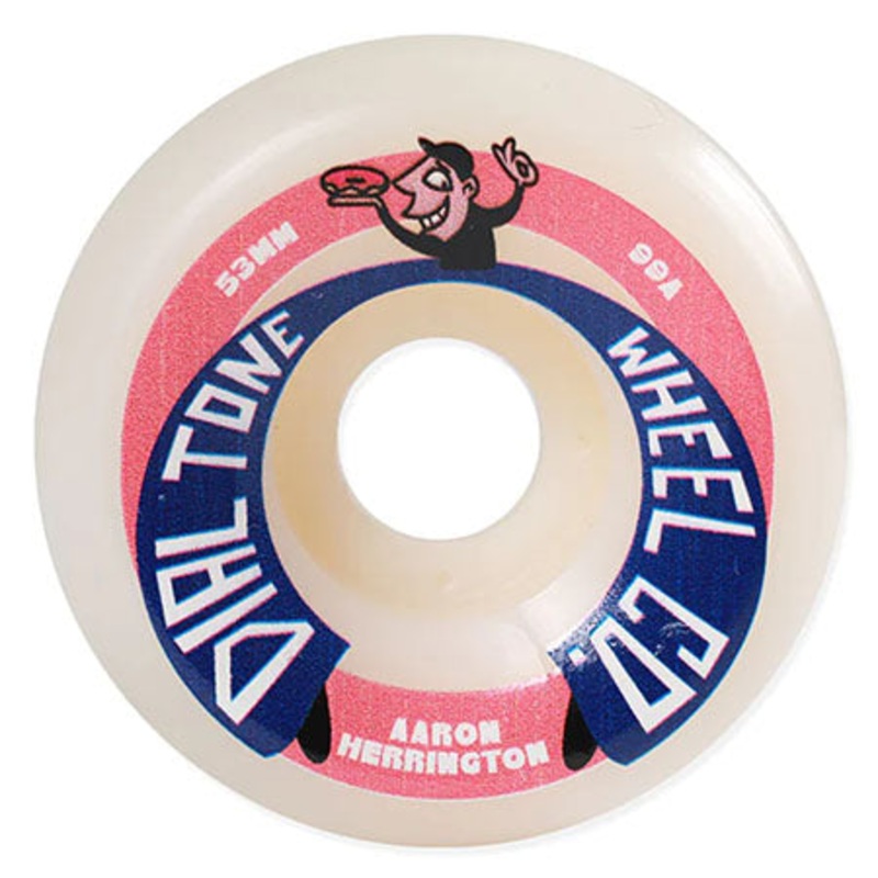 Dial Tone Aaron Herrington Fresh Served Conical 99a Wheels White 53mm