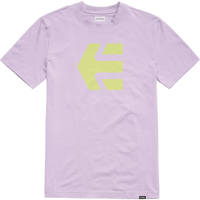 Etnies Corp Combo Short Sleeve T-shirt Small Lavender