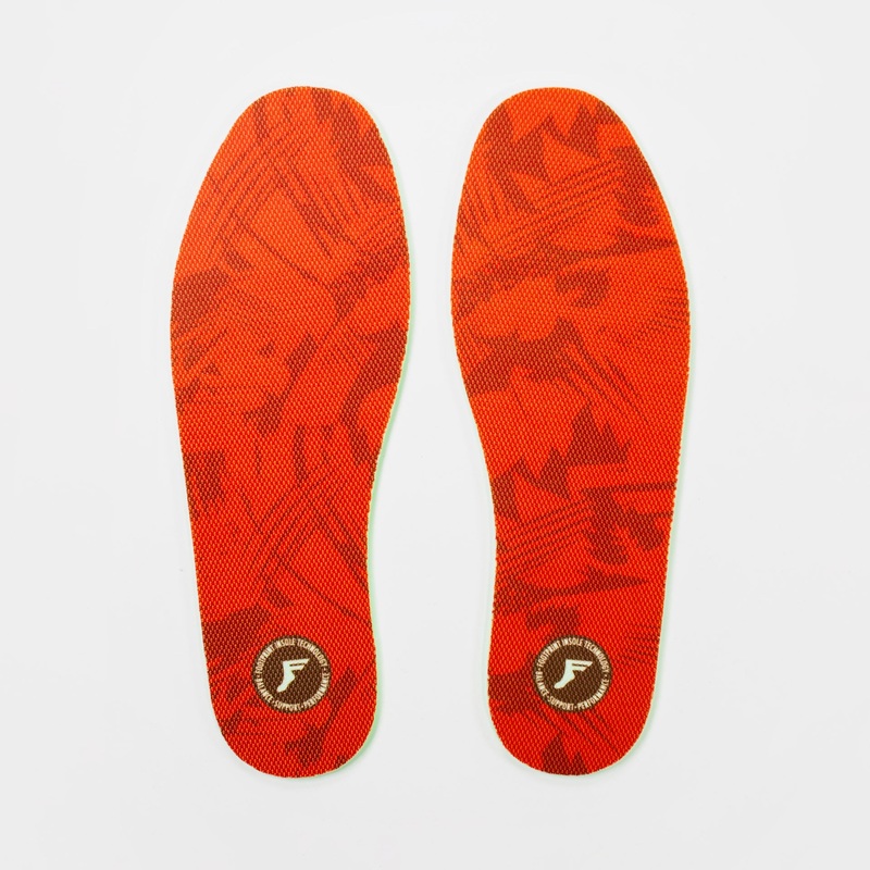 Footprint Kingfoam Flat Insoles 5mm – Red/Camo UK 4 – UK 9.5