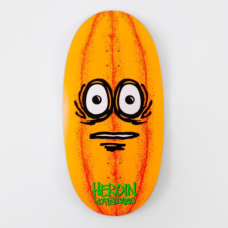 Heroin 14″ Eggzilla Deck – Orange 14″