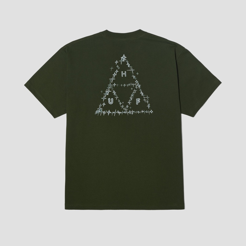 HUF Gleam Shortsleeve T-Shirt Hunter Green Small