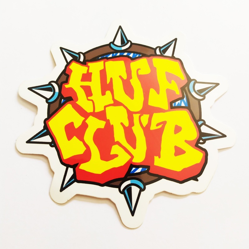 HUF “Huf Club” Skate Sticker
