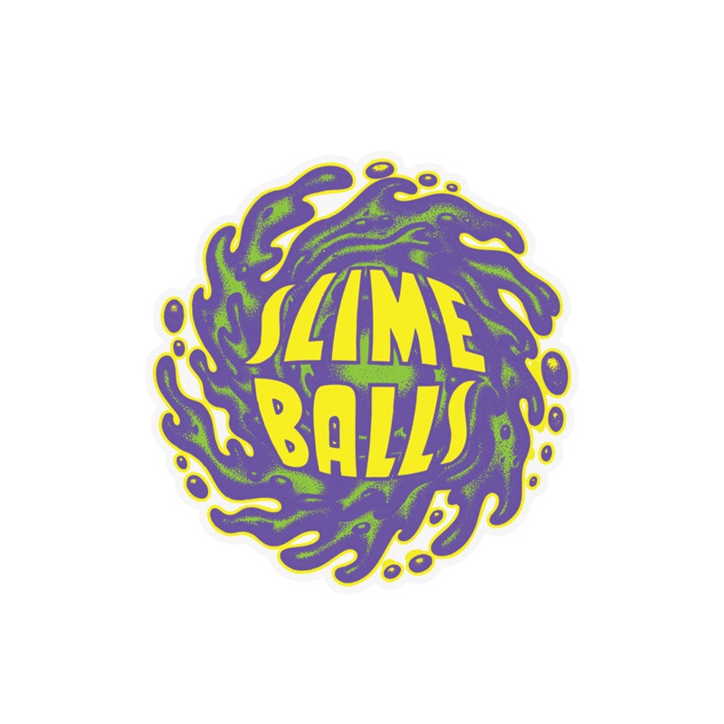 Logo 3.5in Slime Balls Stickers (25 Pack) Multi 3.5 in