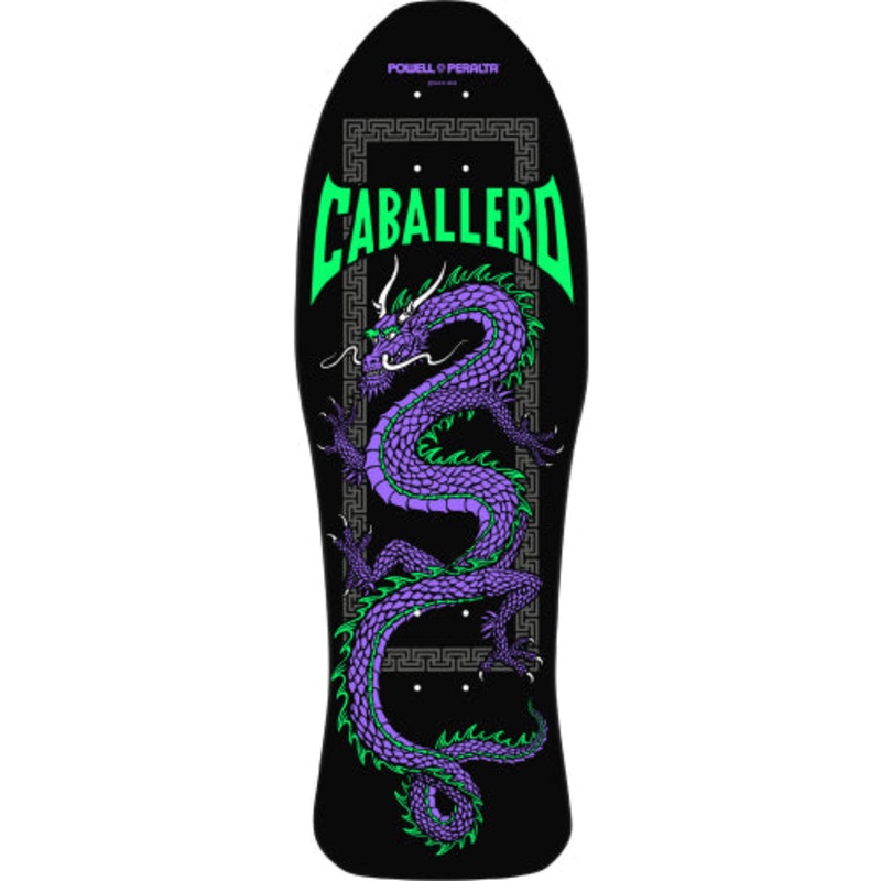 Powell Peralta Steve Caballero Chinese Dragon Black/Purple Reissue Skateboard Deck 10″ 10.0″