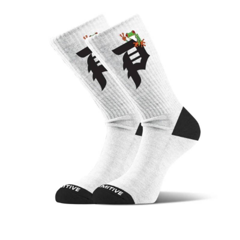 Primitive Dirty P Gamma Sock White White