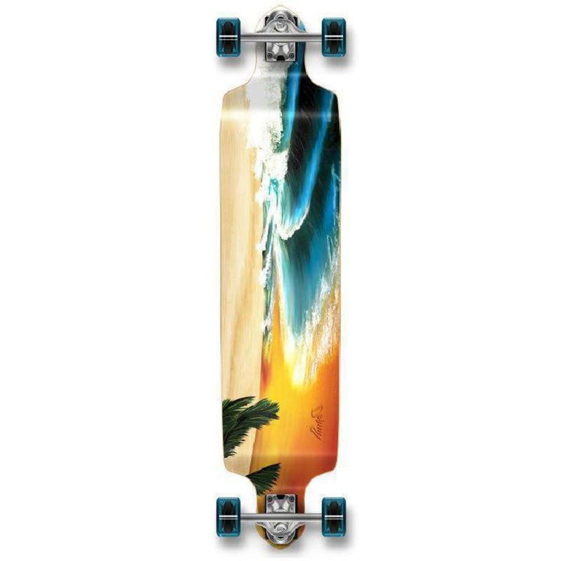 Punked Beach 40″ Drop Down Longboard Complete