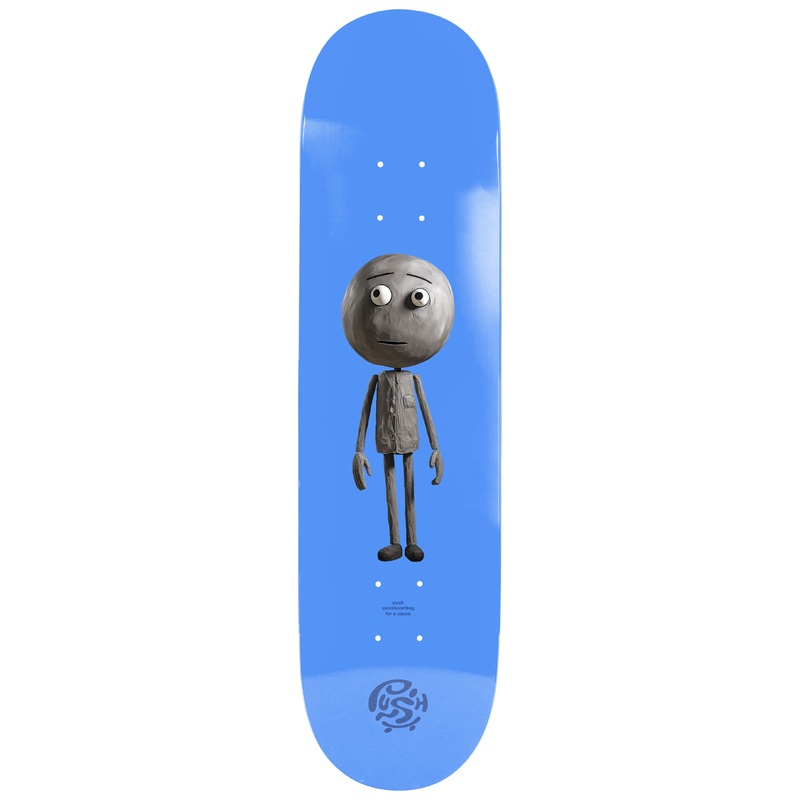 PUSH “CONCRETE GUY” 7.75″ IN-COMPLETE SKATEBOARD