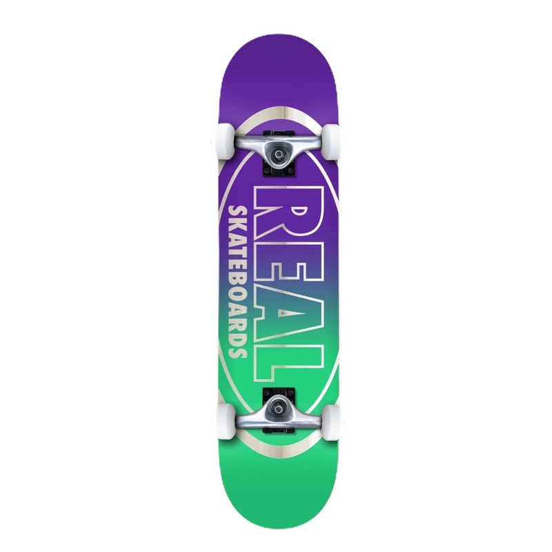 Real Golden Oval Outliners 8.0″ Complete SkateboardReal1102174010