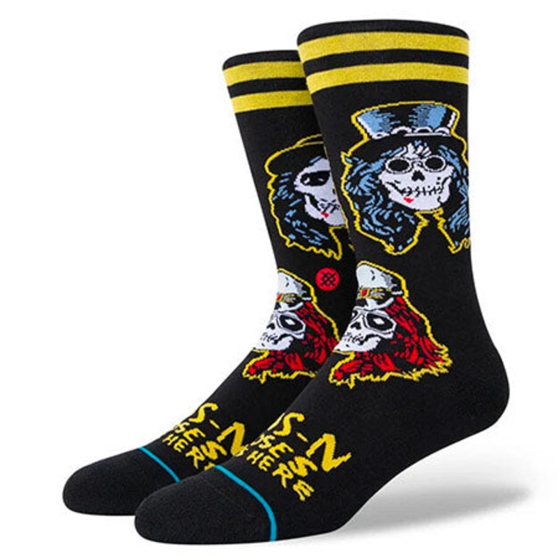Stance Appetite Crew Socks Black Large