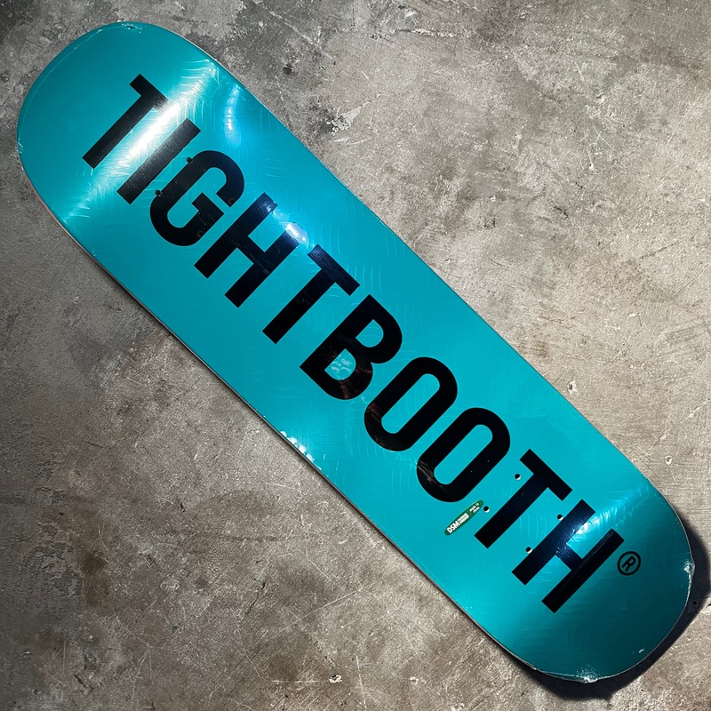 Tightbooth Skateboards – CP Logo Green Deck – 8.38″