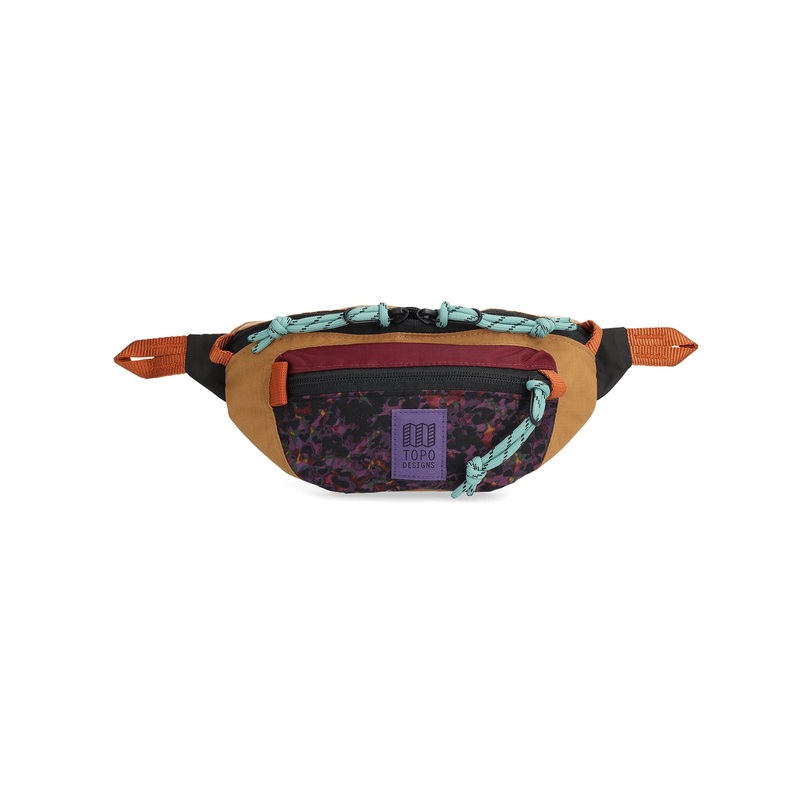 Topo Designs Mountain Waist Pack Printed Khaki/Meteor