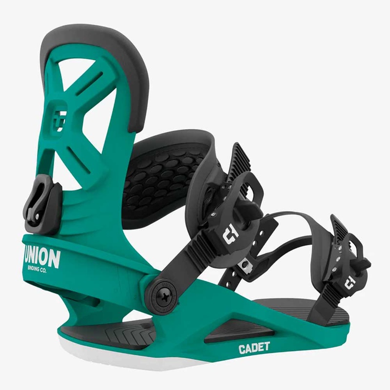 Union Youth Cadet Snowboard Bindings – 2024 Teal Small Teal