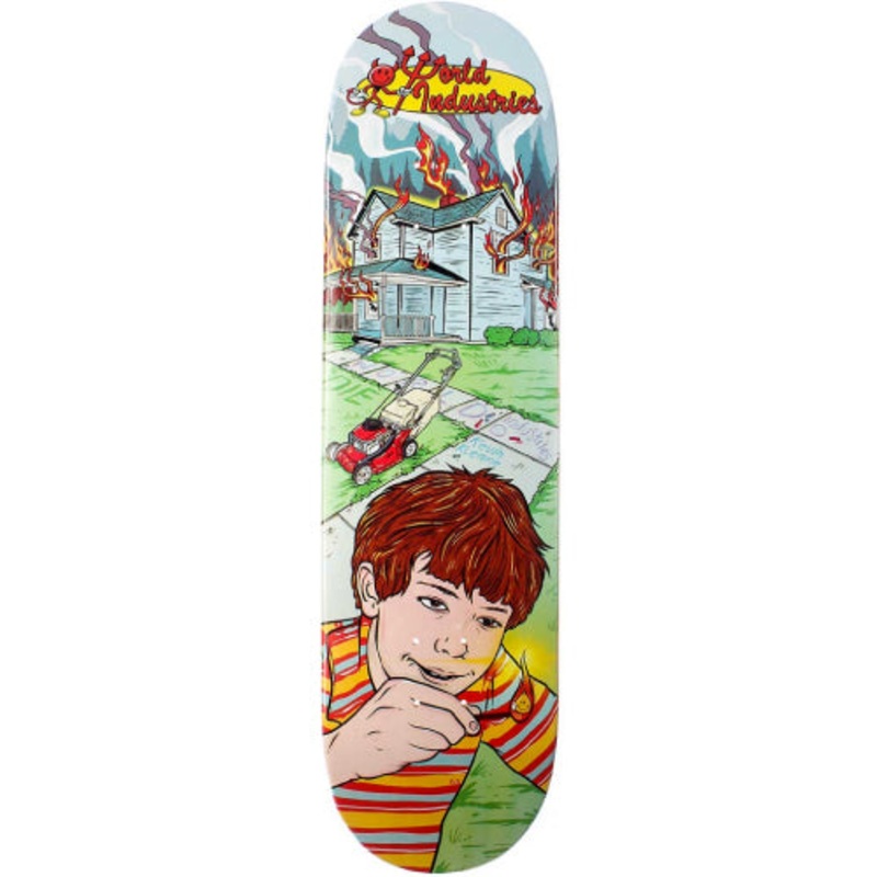 World Industries Kevin Klemme House Fire Skateboard Deck 8.5″ 8.5″