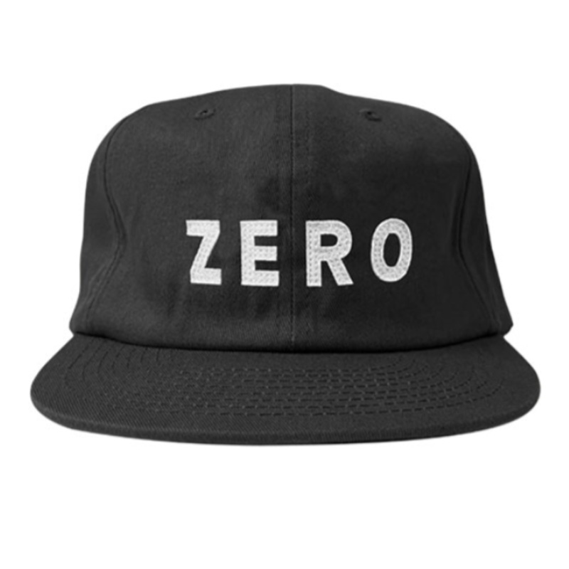 Zero Army Applique Snapback Hat – Black Black