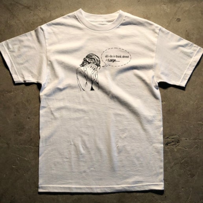 AtLarge – Think About T-Shirt – White – Size XL