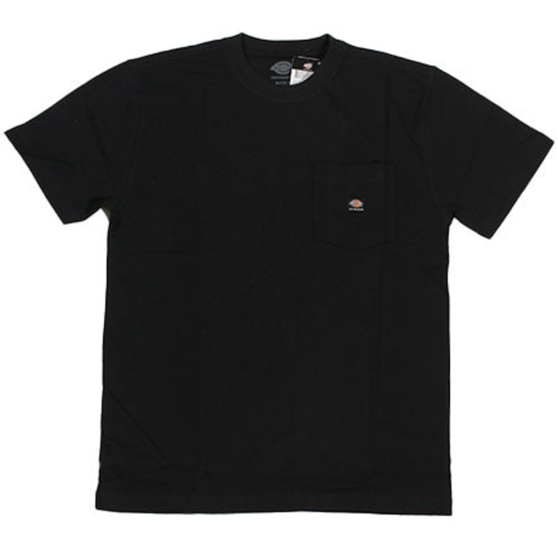 Dickies Skateboarding Patch Logo Pocket T Shirt Black Small