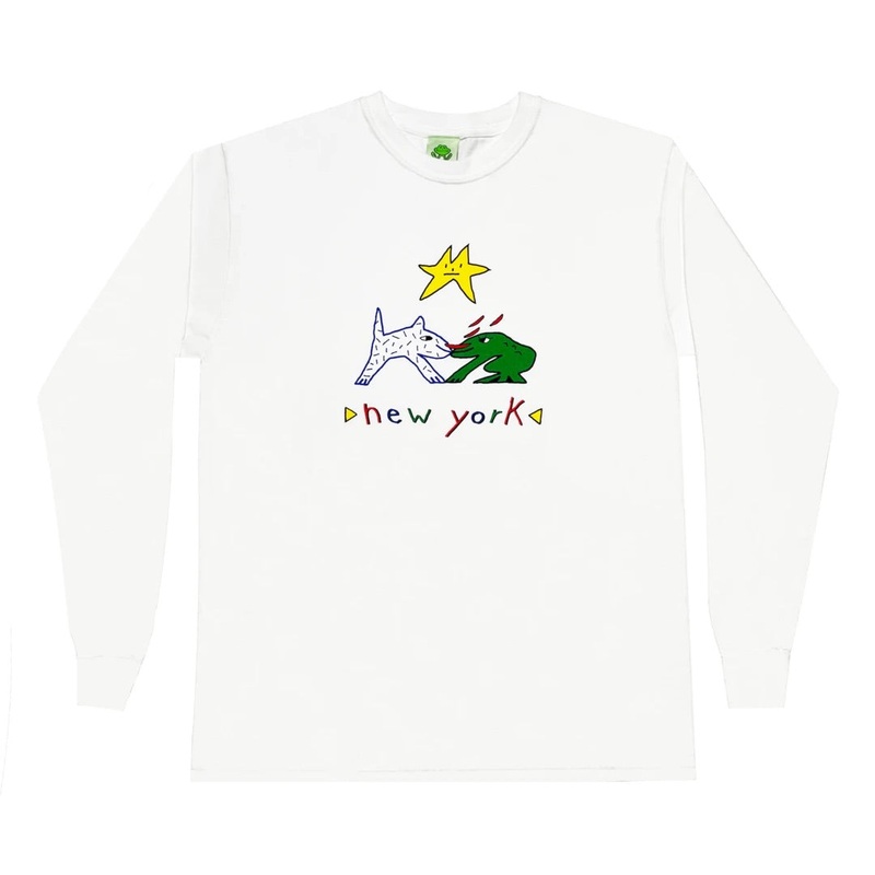 Frog New York Longsleeve T Shirt White S