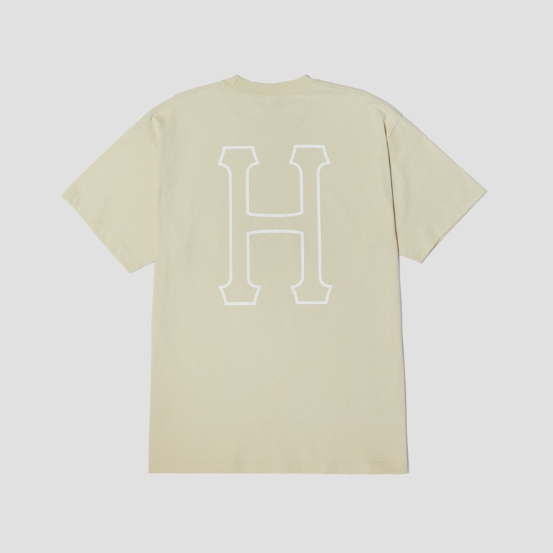 HUF Set H Shortsleeve T-Shirt Stone Small