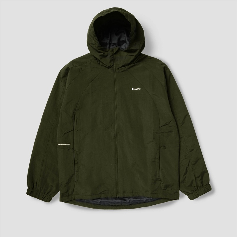 HUF Set Shell Jacket Hunter Green Small