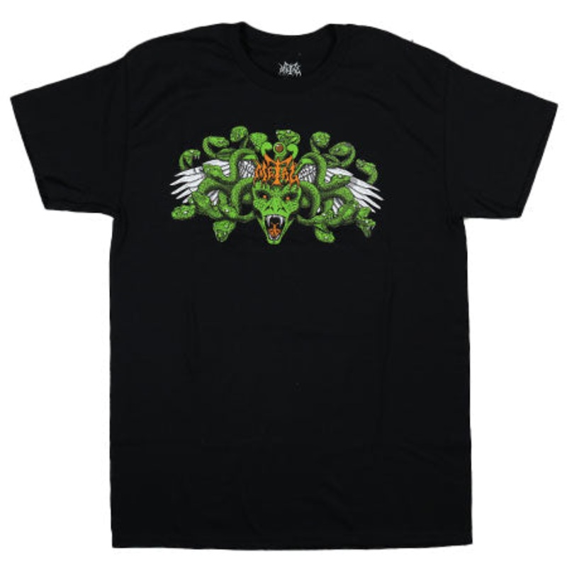 Metal Skateboards Medusa T Shirt Black Small