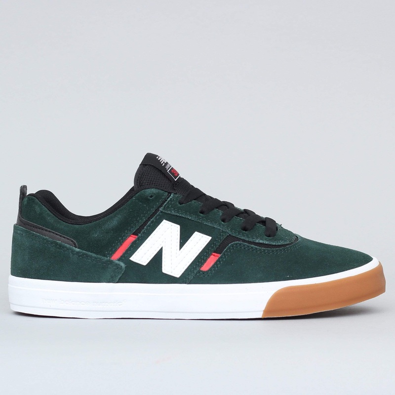 New Balance Numeric 306 Shoes Dark Green / Red UK7