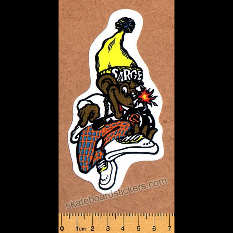 New Deal Official Reissue Skateboard Sticker – Danny Sargent