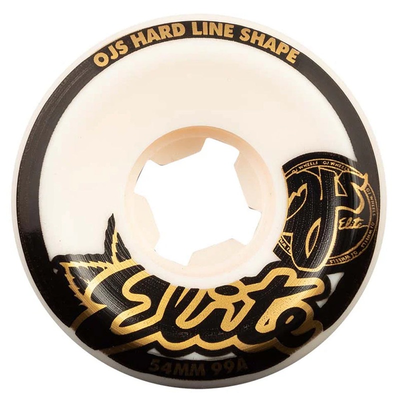 OJ 3 Elite Hardline 99a Wheels White 53mm