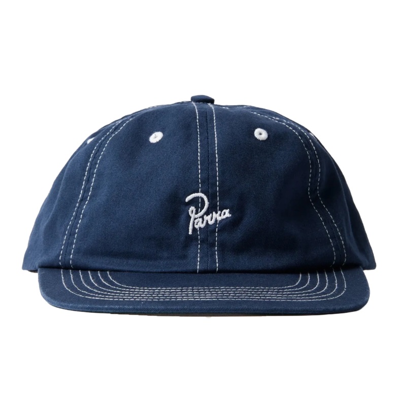 Parra Signature 6 Panel Hat Navy Blue