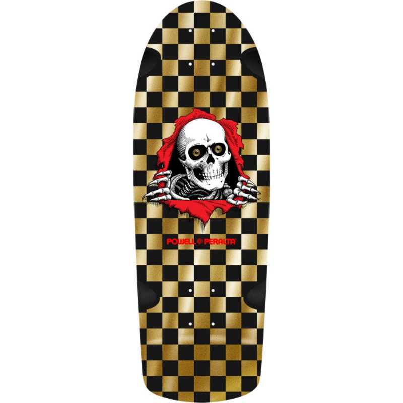 Powell Peralta OG Ripper Gold Foil Checkered 10″ Skateboard Deck
