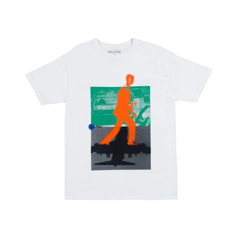 Quasi Trek T Shirt White S White