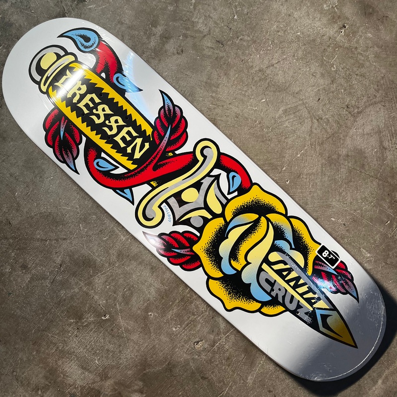 Santa Cruz – Dressen Rose Dagger Pro Deck – 8.7″