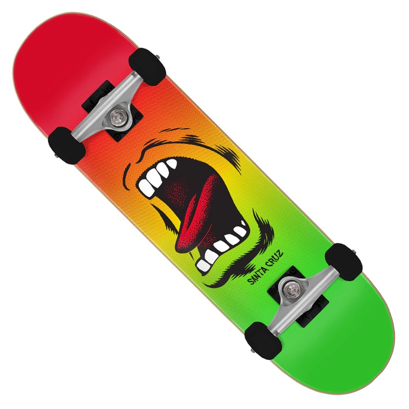 Santa Cruz Screaming Mouth Complete Skateboard Multicolor 8 x 31.25 WB:13.75