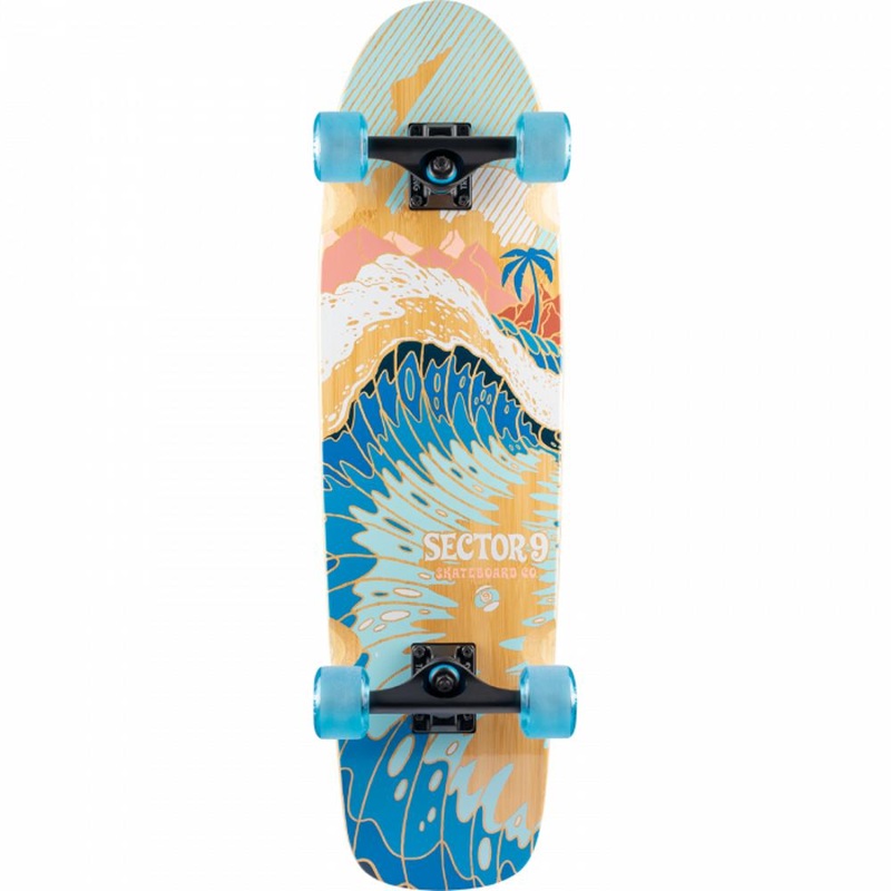 Sector 9 Bamboozler Bora Bora 31.5″ Cruiser Longboard Complete