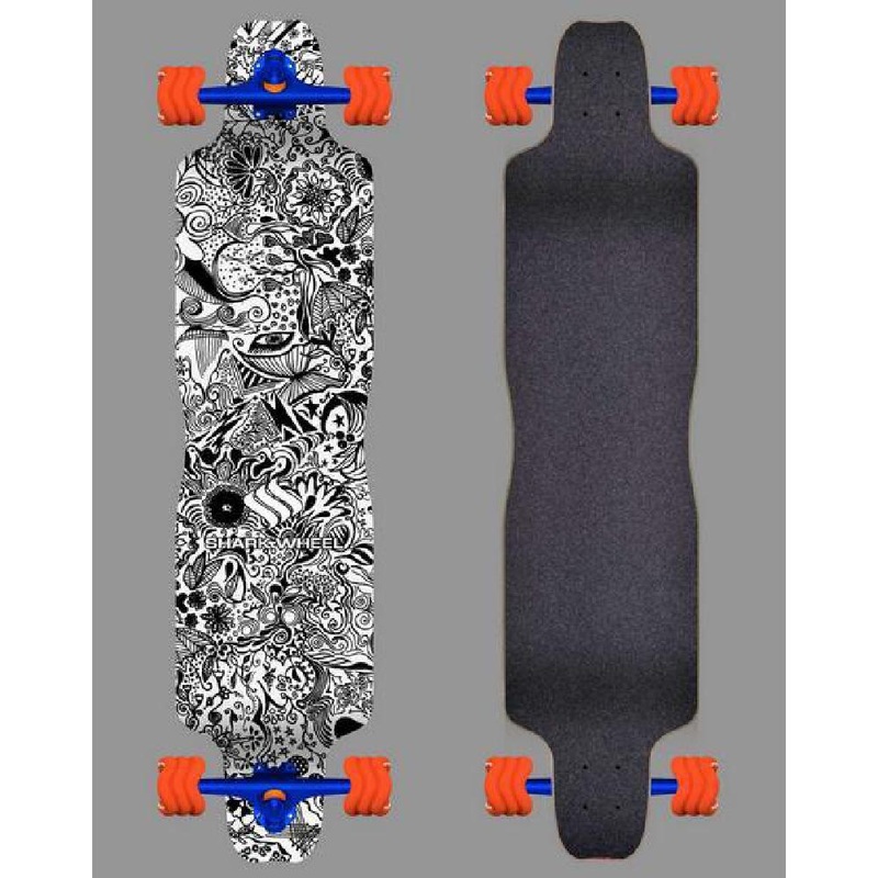Shiver Daydreamer Drop Down Longboard 38″ – with Shark Wheels