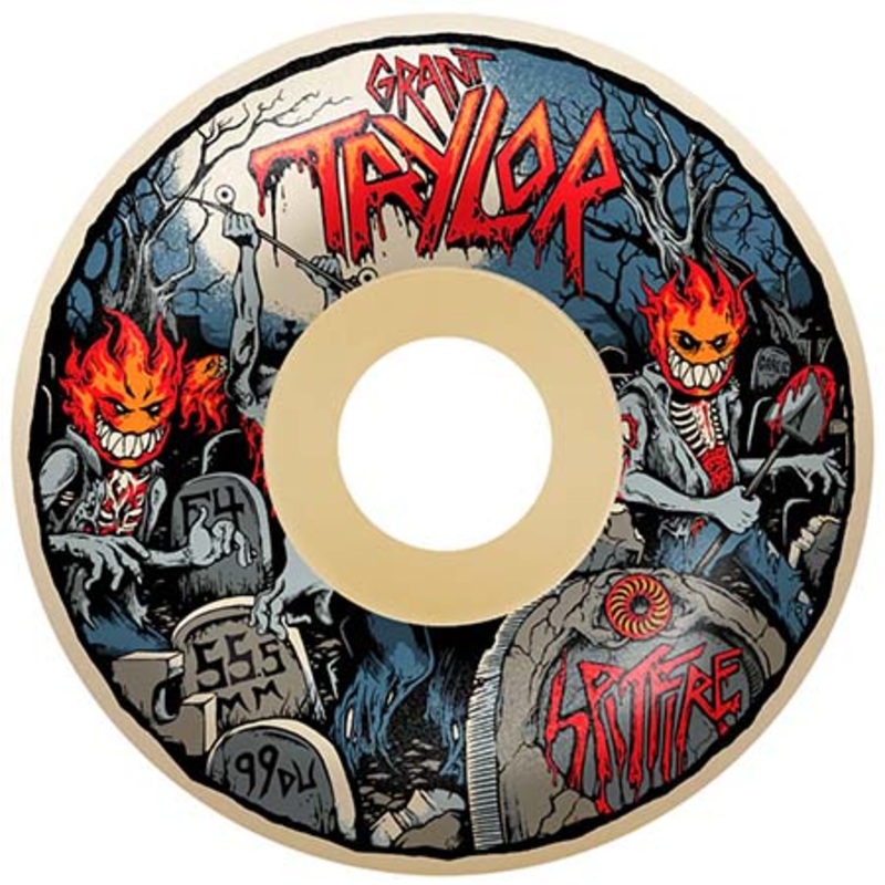 Spitfire Grant Taylor Undead F4 99D Radial Wheels Natural 55.5mm