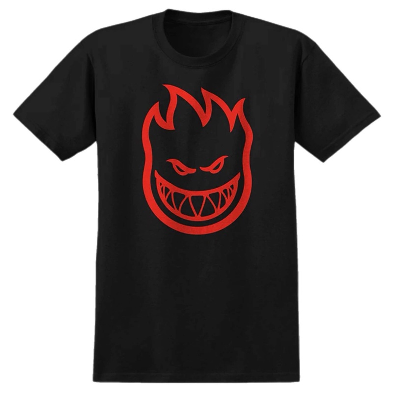 SPITFIRE S/S TEE BIGHEAD BLACK / RED XS