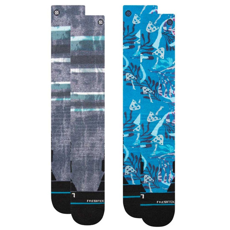 Stance Poly Snow OTC Socks – 2 Pack – Freeton/Teal Medium