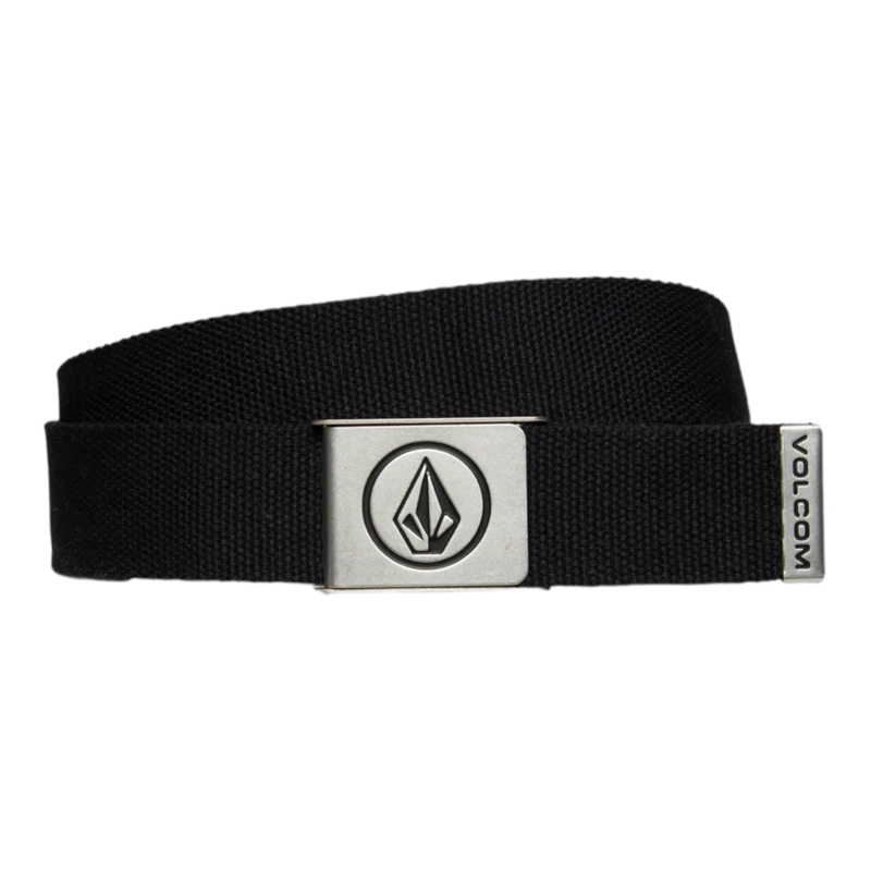 VOLCOM CIRCLE WEB BELT – BLACK OS