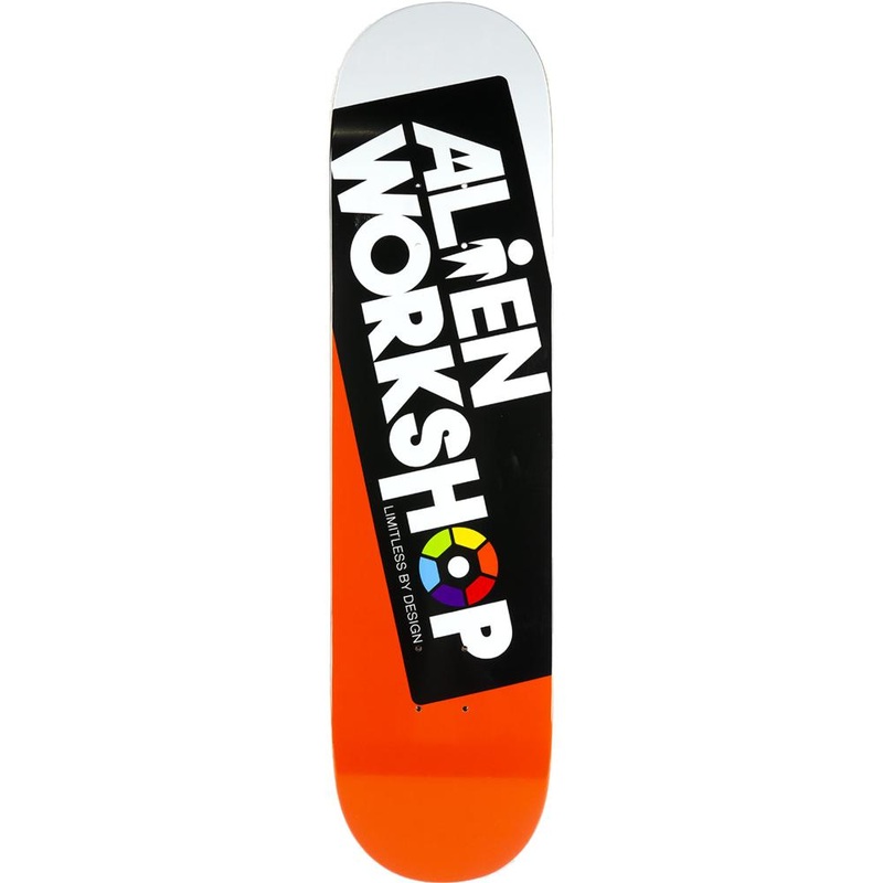 Alien Workshop Filmworks 8.0″ Orange Skateboard Deck Deck