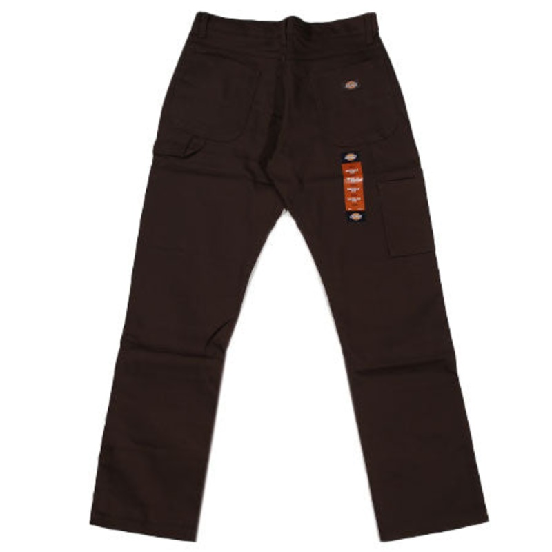 Dickies Regular Fit Duck Carpenter Pants Chocolate Brown 28×32