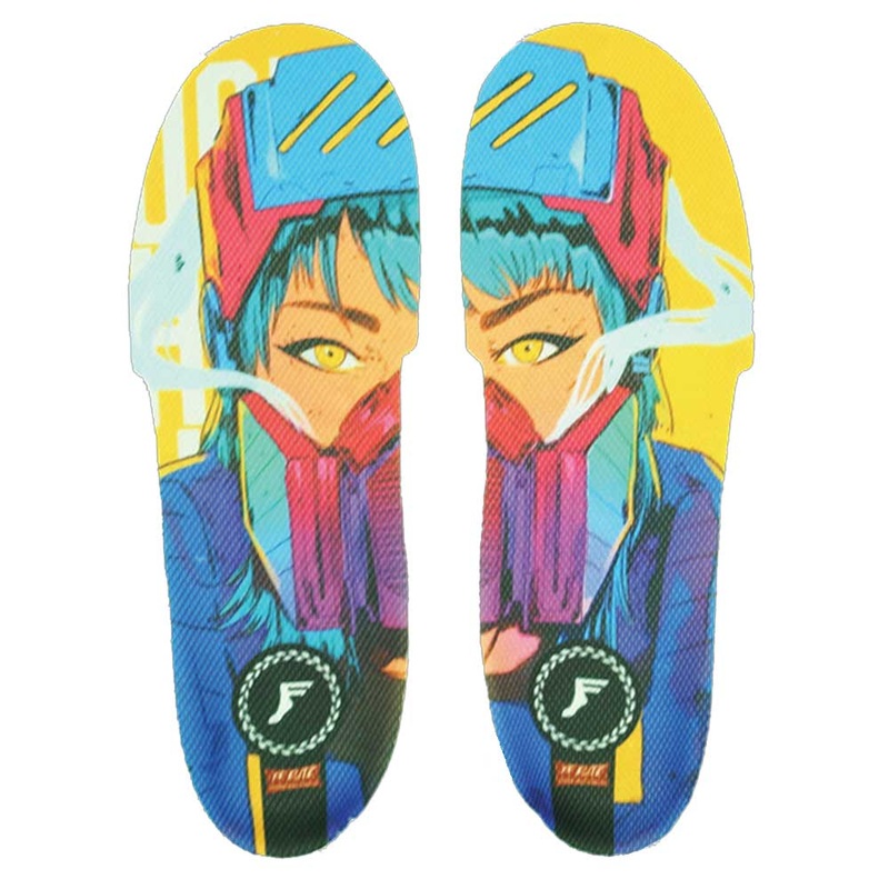 Footprint Gamechanger Colours Diber Kato Cyber Girl Skateboarding Insole 7-7.5