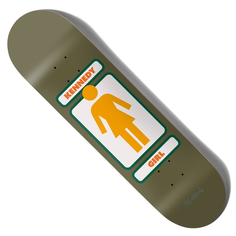 Girl Cory Kennedy 93 Naturals Deck Green 8.5 x 31.75 WB:14.25