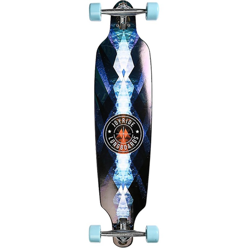 Joyride Gleam Black/Blue 36″ Drop Through Longboard Complete