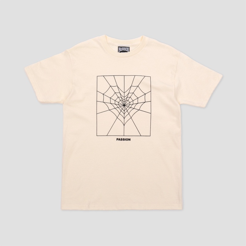Passion Web Heart T-Shirt White Small