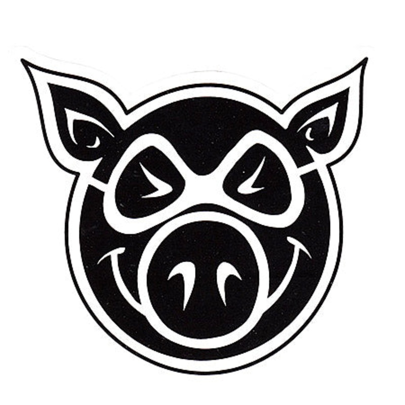 Pig Pig Head Sticker N/A N/A