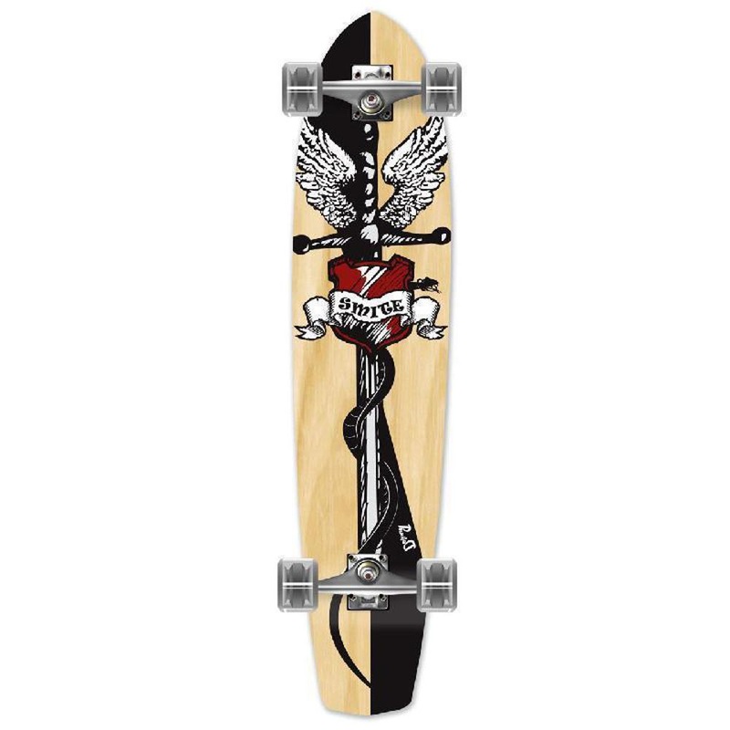 Punked Smite Slimkick 36″ Longboard Complete