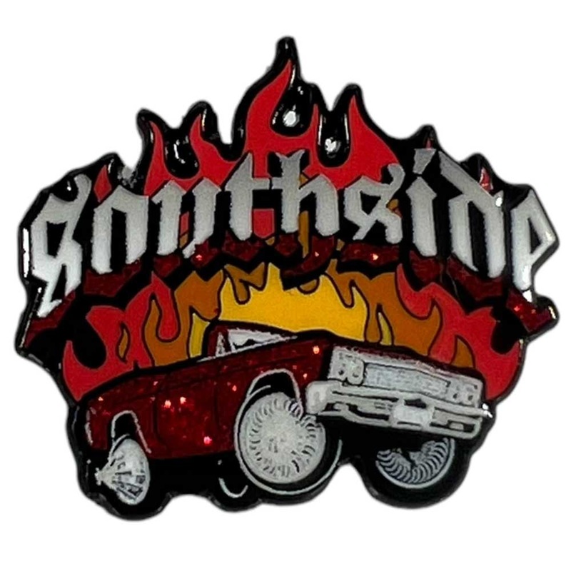 Red Sparkle Southside Lowrider Southside Pin by Whatafitted